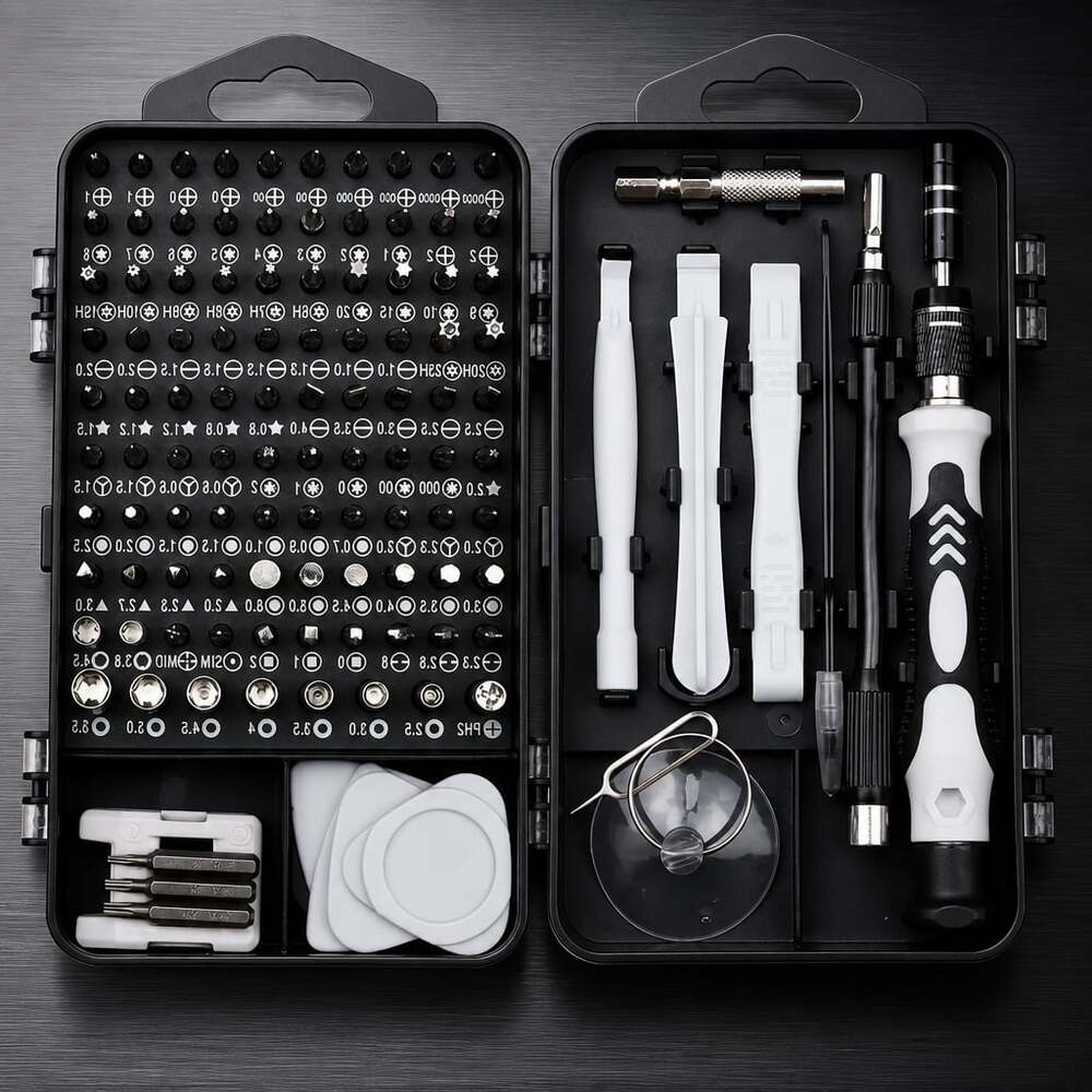 115 in 1 Precision Screwdriver Set, Magnetic Computer Repair Tool Kit